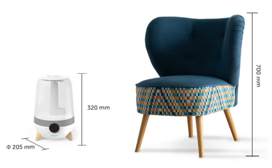 Umidificator, U20 Luno, AlecoAir